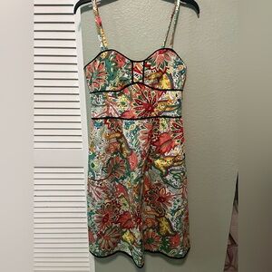 Nanette Lepore Vibrant Floral Midi Dress